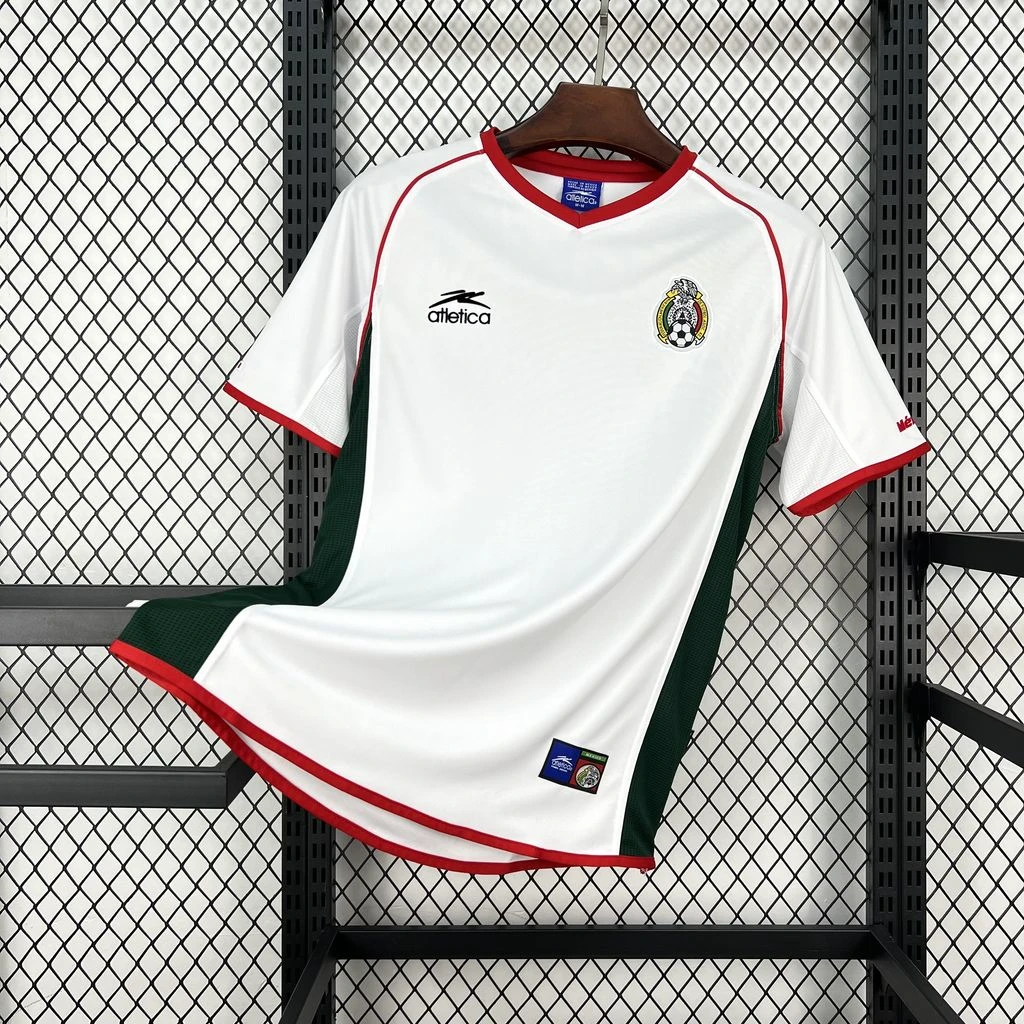 2002 Mexico Away Retro Soccer Jersey