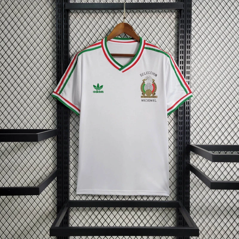 1985 Mexico Remark White Jersey