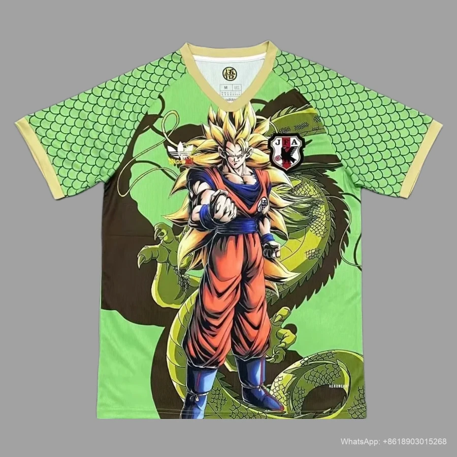 2024 Japan Saiyan Version Green Soccer Jersey