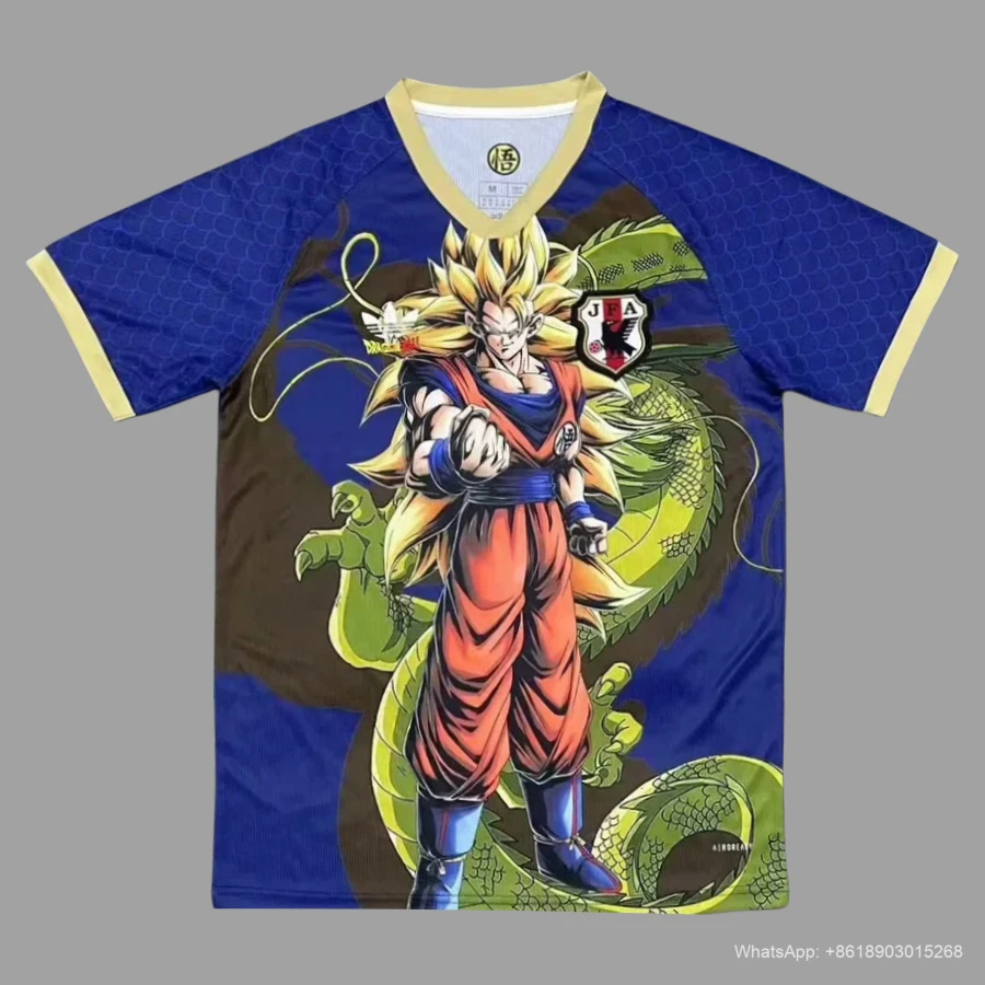 2024 Japan Saiyan Version Blue Soccer Jersey