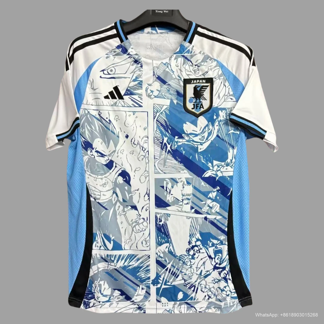 2024 Japan Dragon ball comic Special version blue soccer jersey