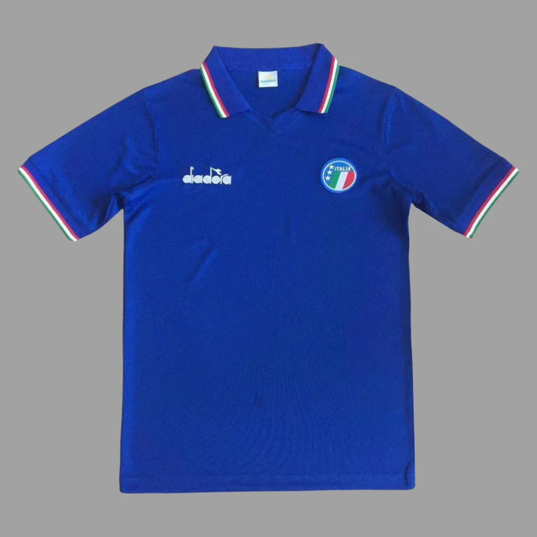 1986 Italy Home Retro Soccer Jersey