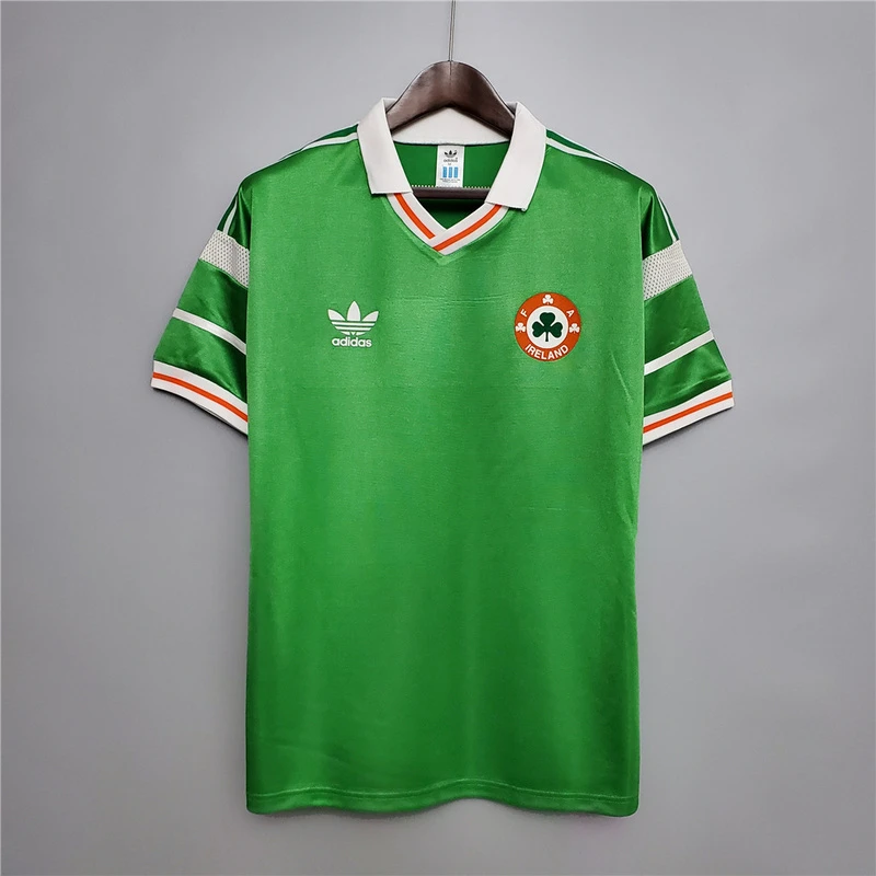 1988 Ireland Home Retro Soccer Jersey