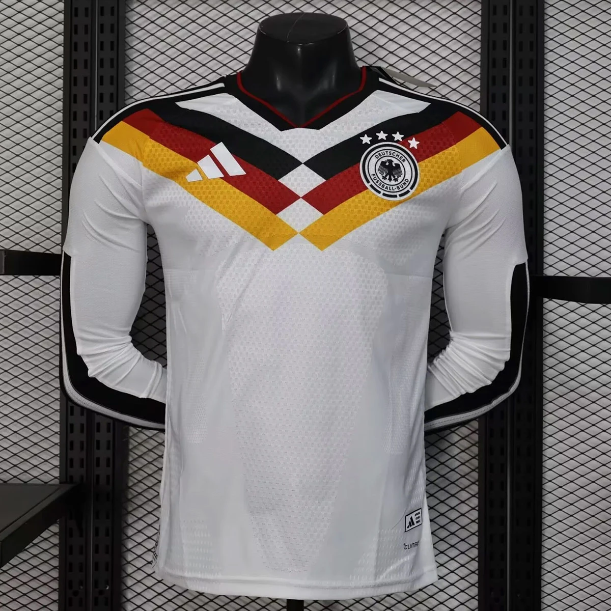 2026 Germany Home Long Sleeve Player Version Soccer Jersey