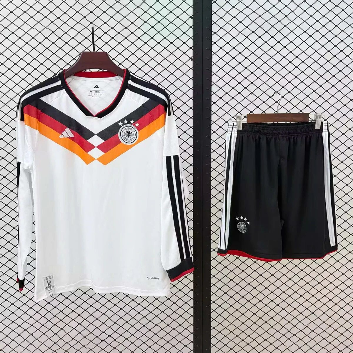 2026 Germany Home Long Sleeve Kids Soccer Jersey Size 16-28