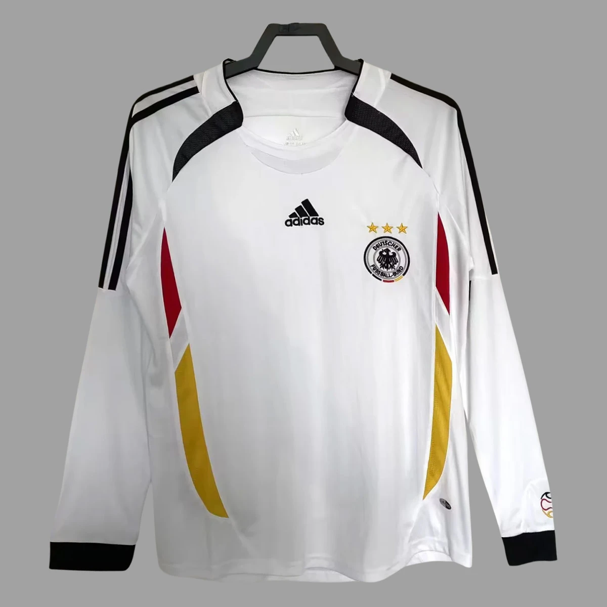 2006 Germany Home Long Sleeve Retro Soccer Jersey