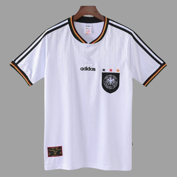 1996 Germany Home Retro Soccer Jersey