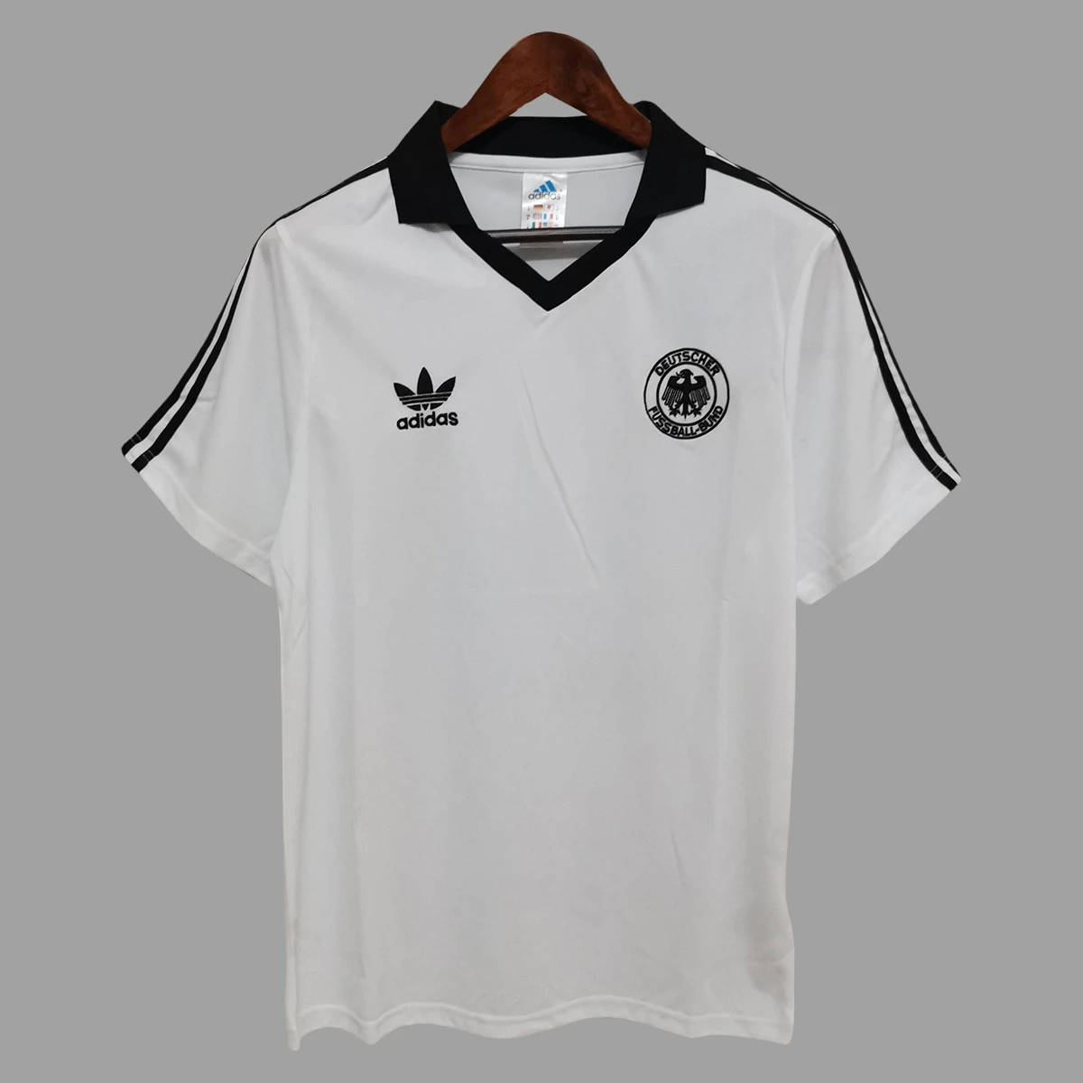 1980 Germany Home Retro Soccer Jersey
