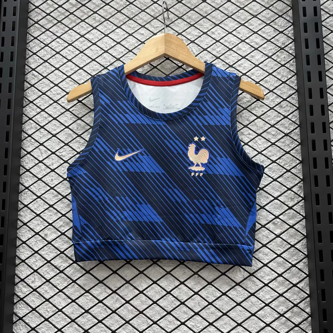 2026 France Home Crop Top