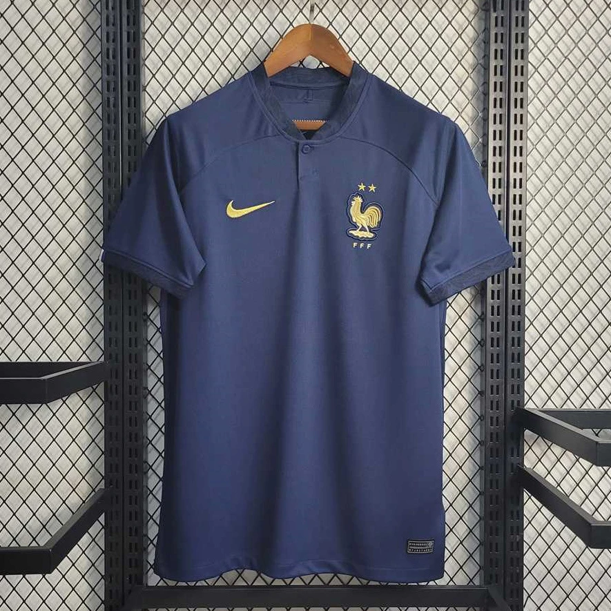 2022 France Home Retro Soccer Jersey