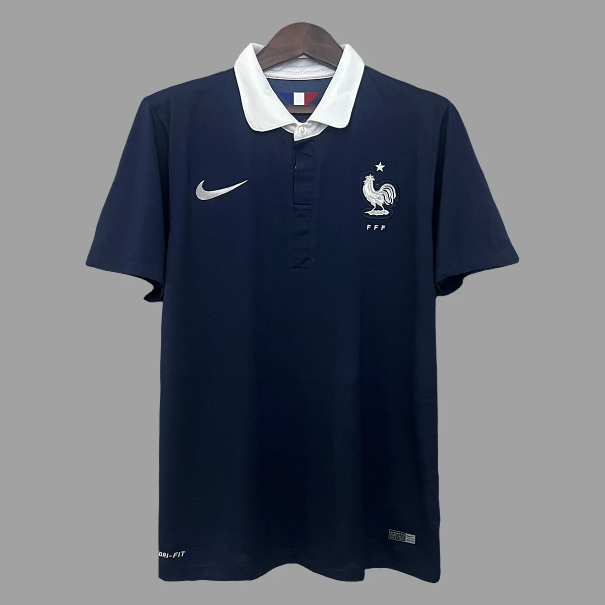 2014 France Home Retro Soccer Jersey