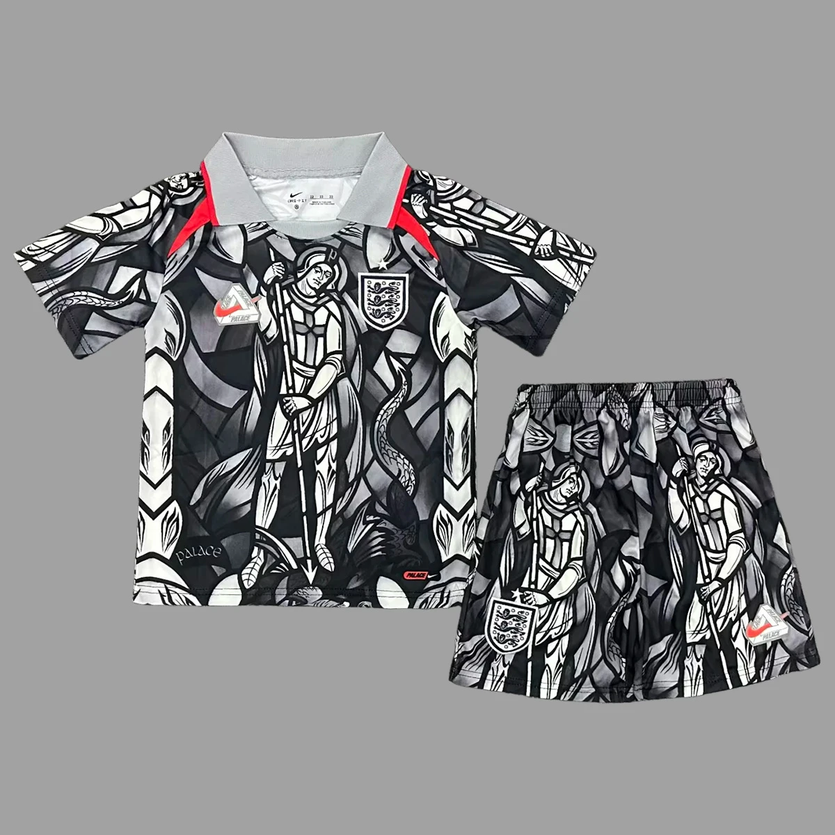2026 England x Palace St. George’s Cross Kids Soccer Jersey Size 16-28