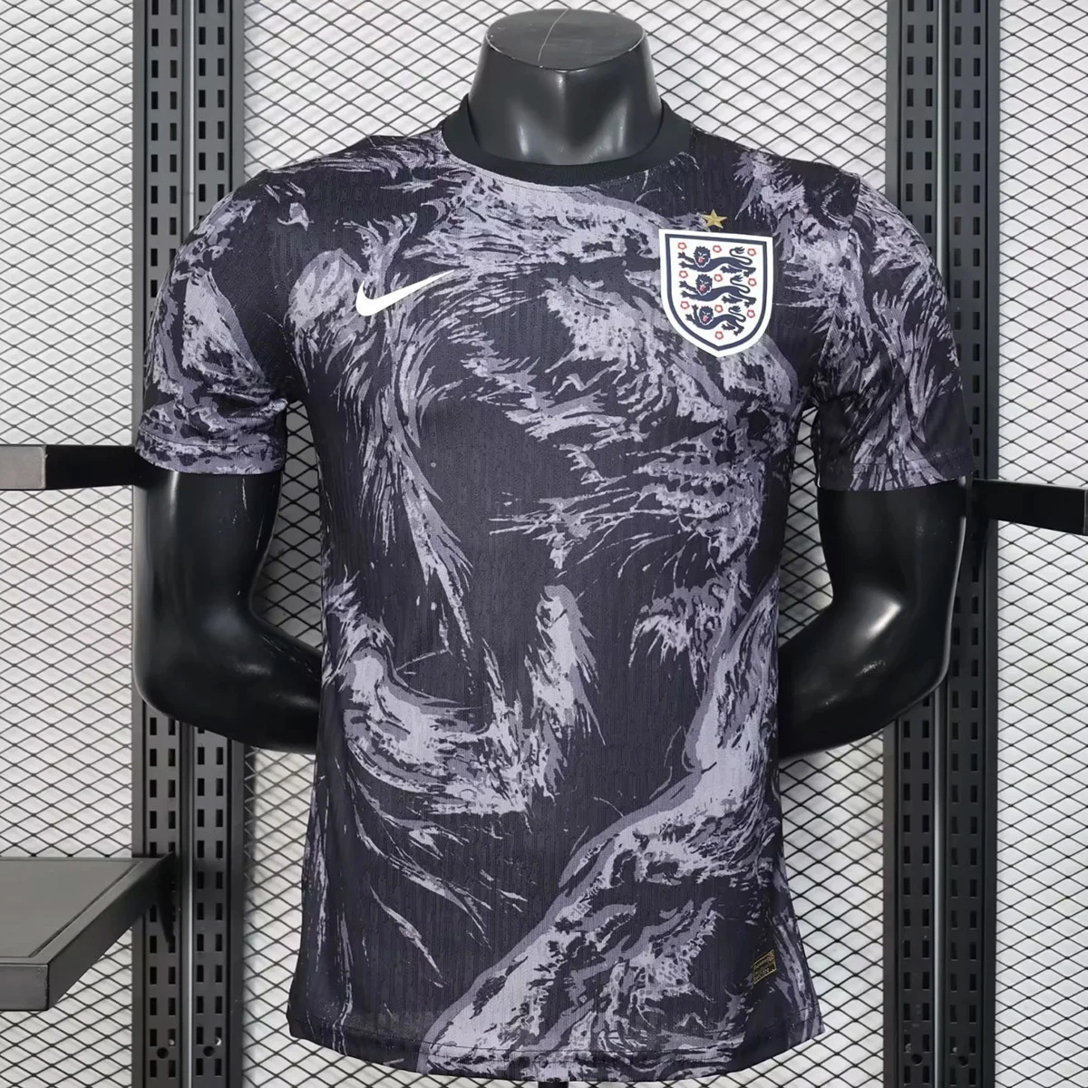 2026 England Special Player Version Black Soccer Jersey