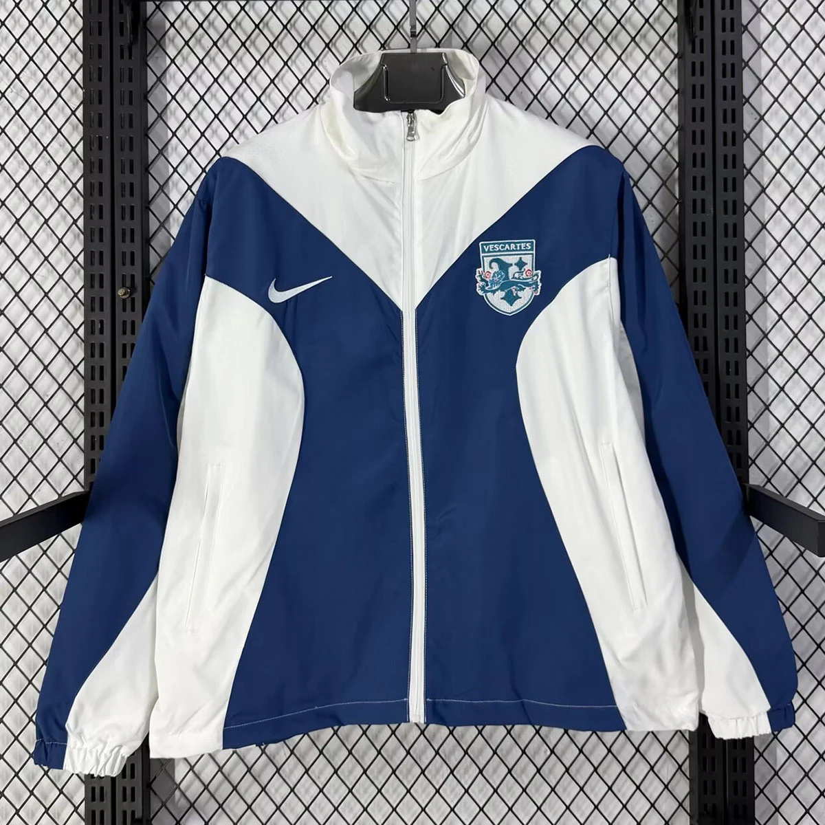 2026 England Retro Blue White Windbreaker