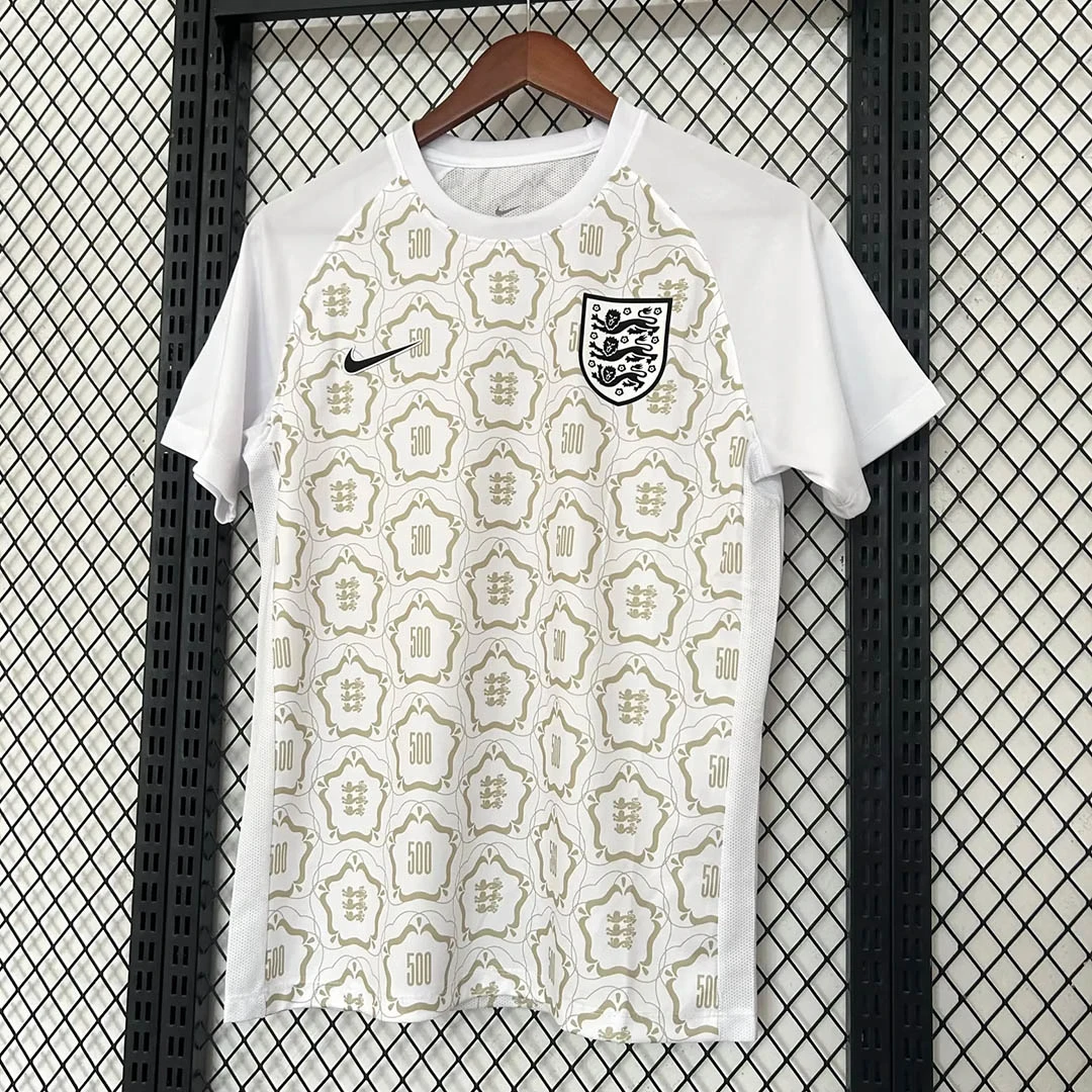 2026 England Lionesses 500th Game Special Version White Soccer Jersey