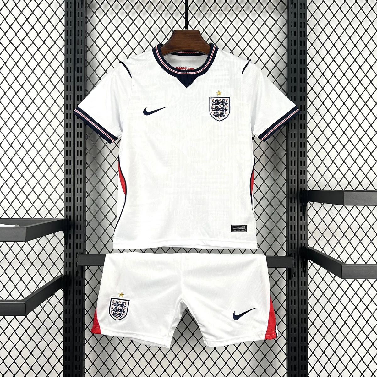 2026 England Home Kids Soccer Jersey Size 16-28