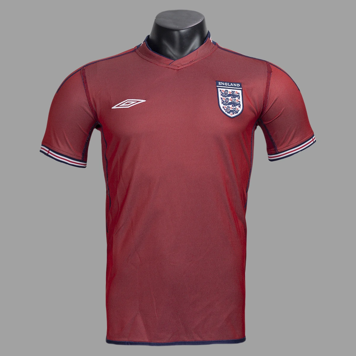 2002 England Away Retro Soccer Jersey