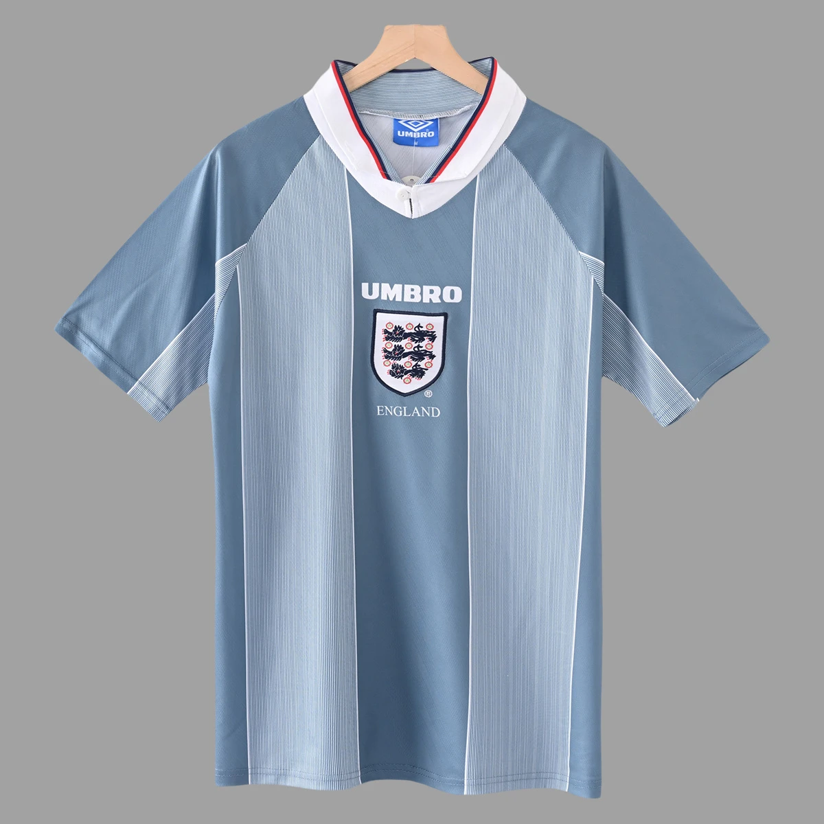 1996 England Away Retro Soccer Jersey