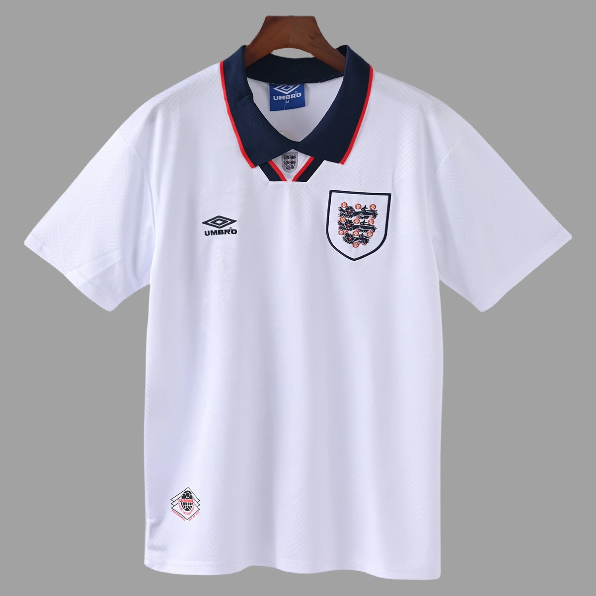1994 England Home Retro Soccer Jersey
