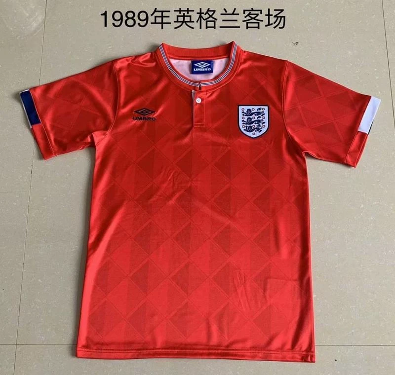 1988 England Away Retro Soccer Jersey