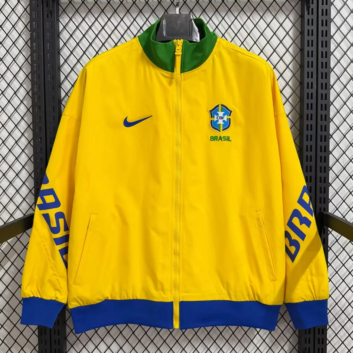 2026 Brazil Yellow Windbreaker