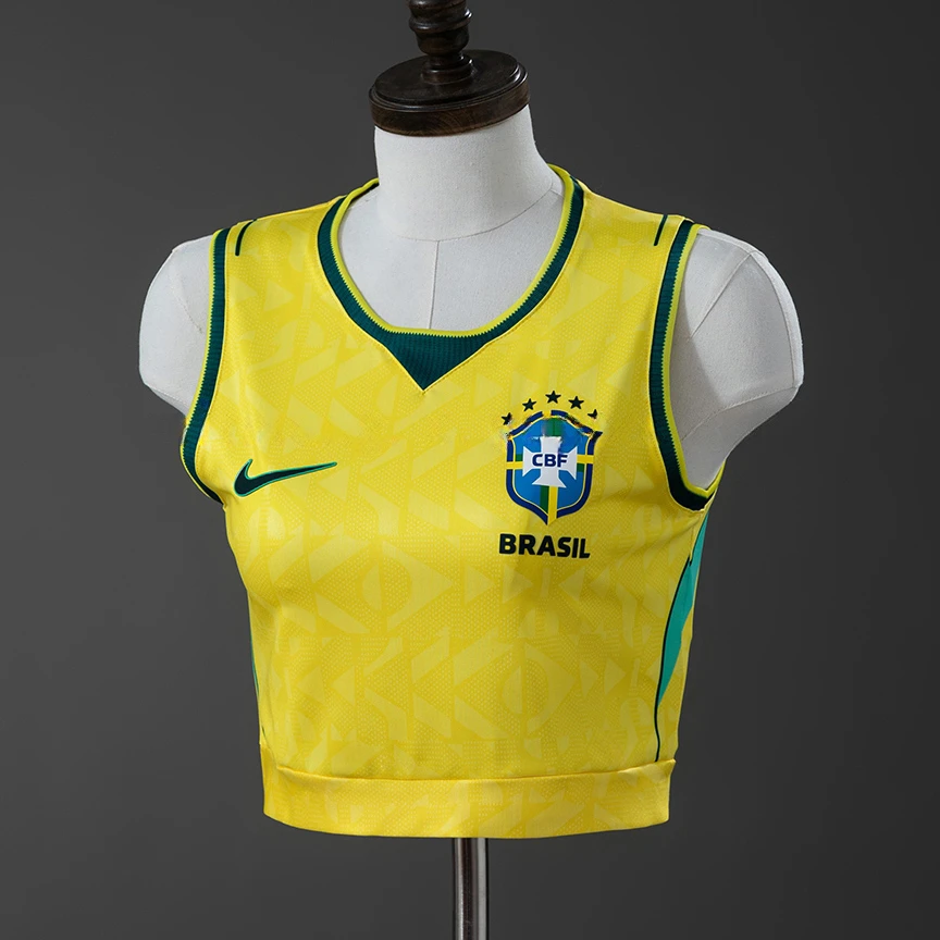 2026 Brazil Home Crop Top