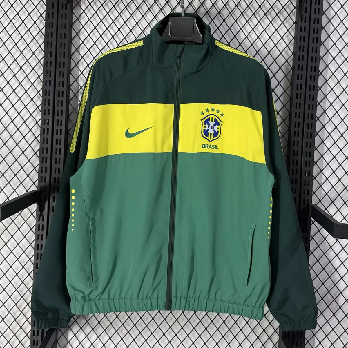 2026 Brazil Green Windbreaker