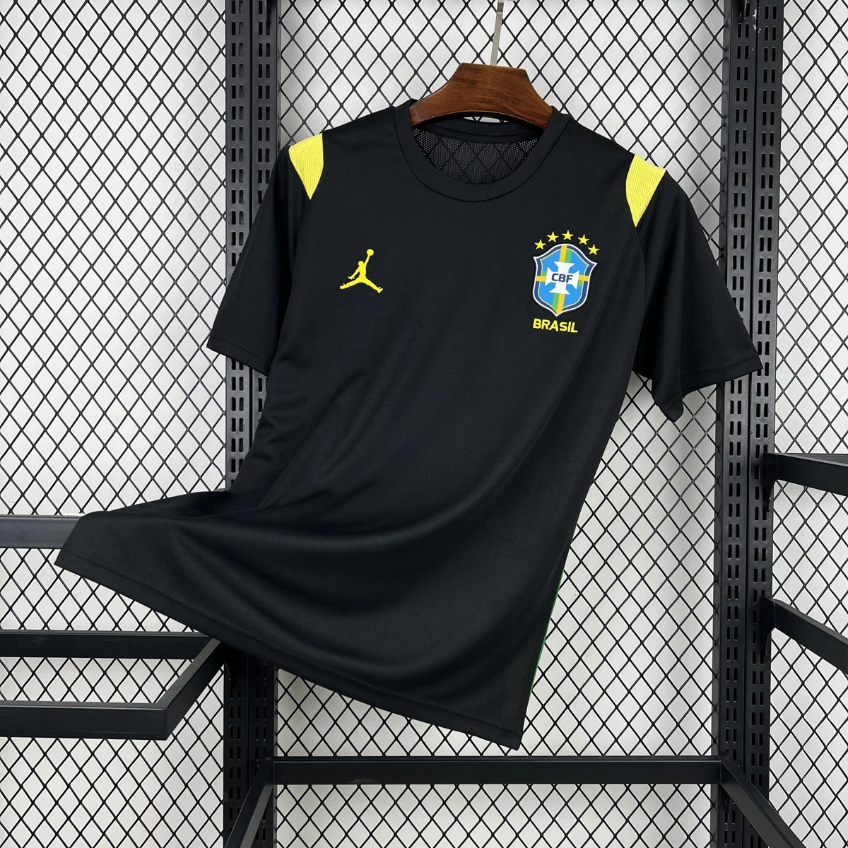 2026 Brazil Academy Pro Black Soccer Jersey
