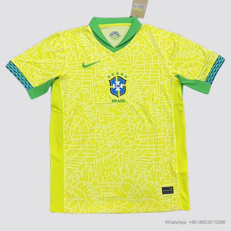 2024 brazil home soccer jersey yupoo