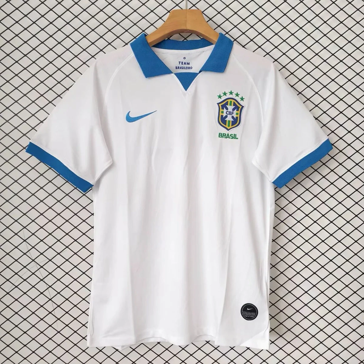 2019 Brazil Away Retro Soccer Jersey