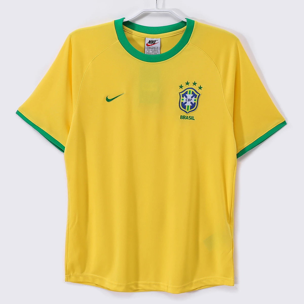 2000 Brazil Home Retro Soccer Jersey