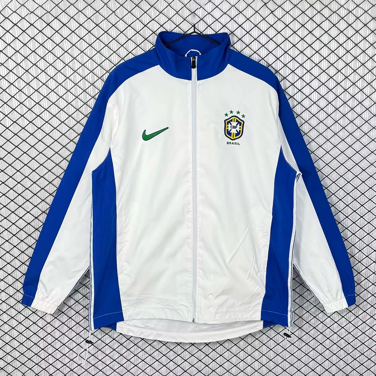 1998 Brazil White Track Jacket