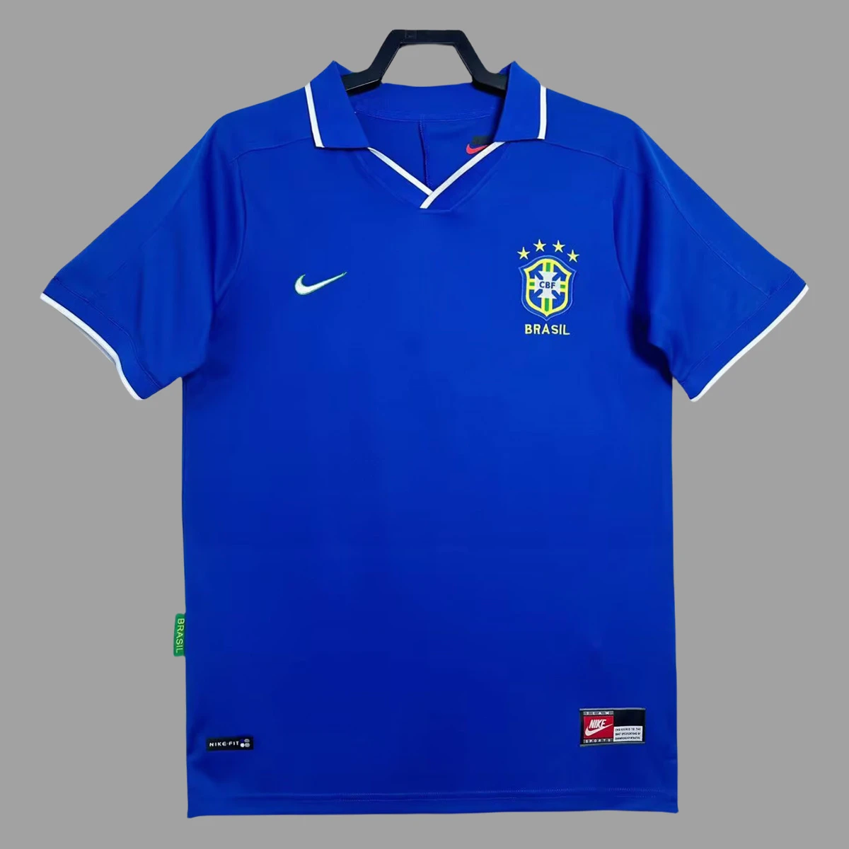 1997 Brazil Away Retro Soccer Jersey