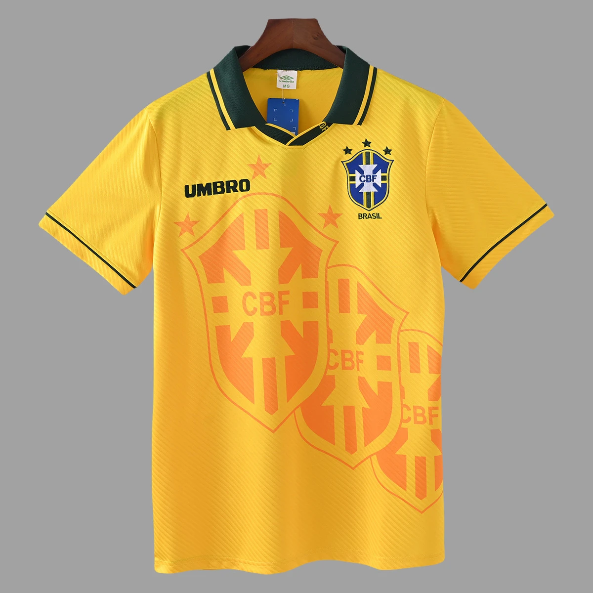 1994 Brazil Home Retro Soccer Jersey