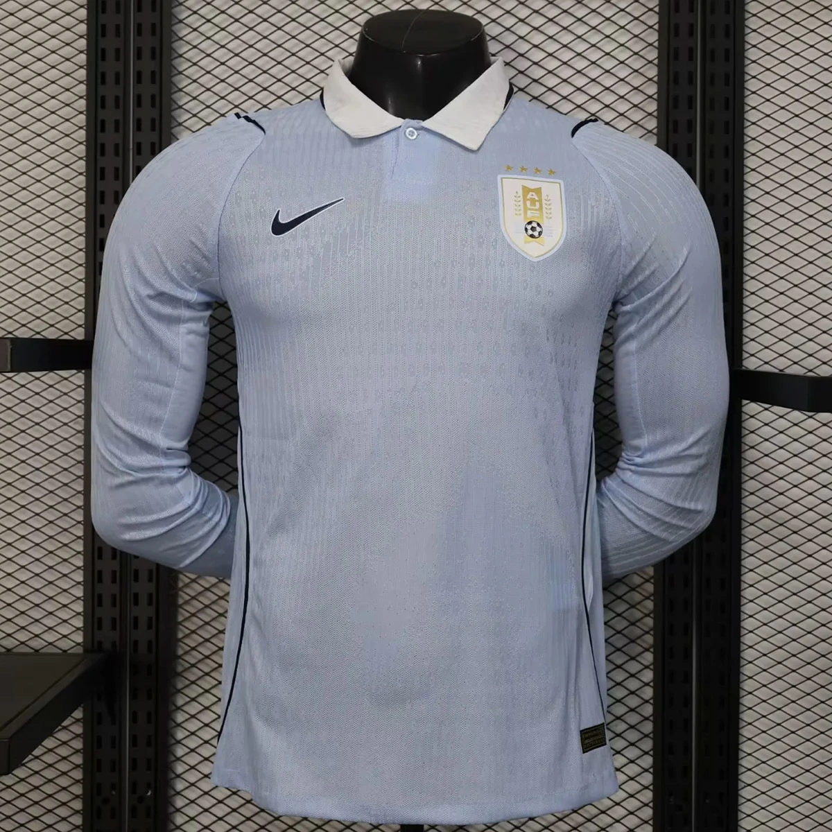 2026 Uruguay Home Long Sleeve Player Version Soccer Jersey