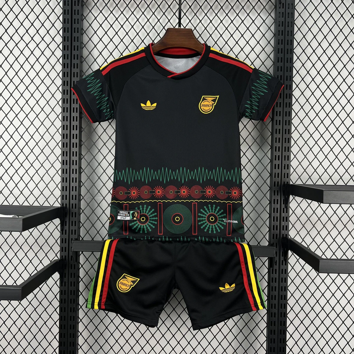 2026 Jamaica Away Kids Soccer Jersey Size 16-28