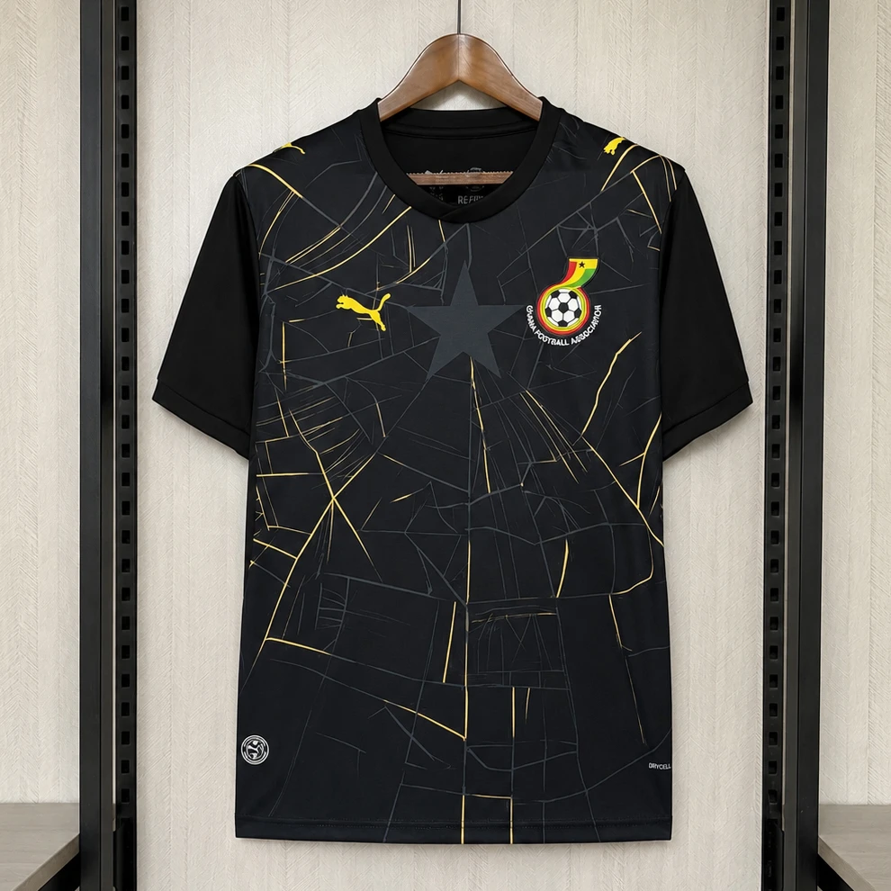 2026 Ghana Black Soccer Jersey
