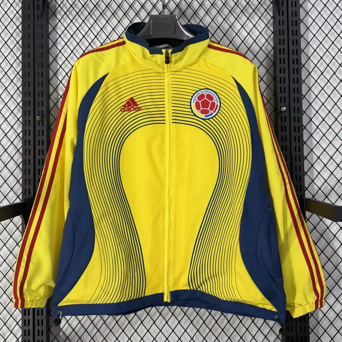 2026 Colombia Retro Yellow Blue Windbreaker