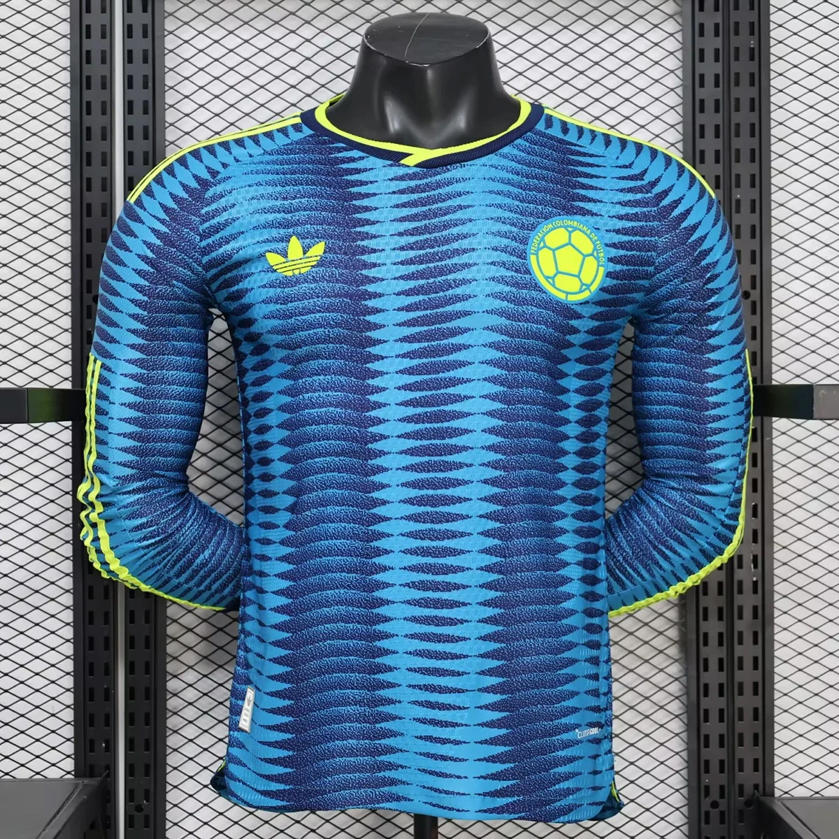 2026 Colombia Away Long Sleeve Player Version Soccer Jersey