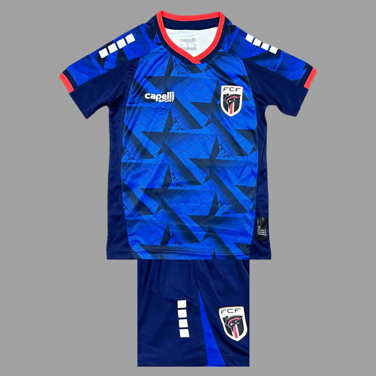 2026 Cape Verde Home Kids Soccer Jersey Size 16-28