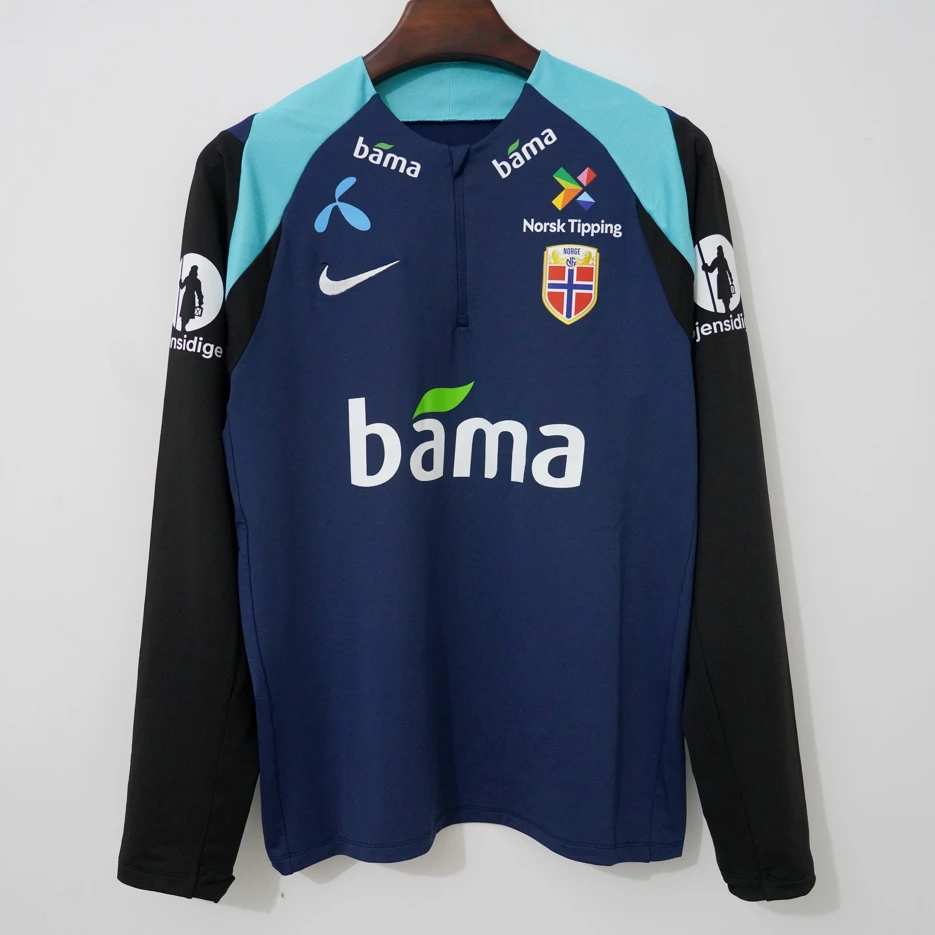2025 Norway Long Sleeve Blue Training Shirt