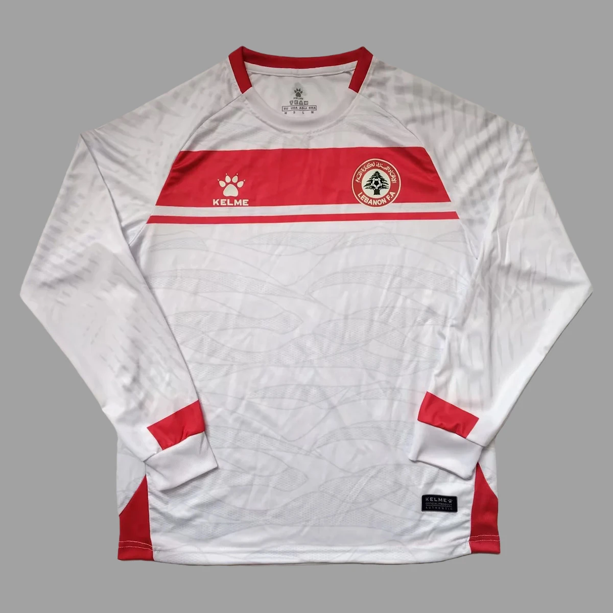 2025 Lebanon Away Long Sleeve Soccer Jersey