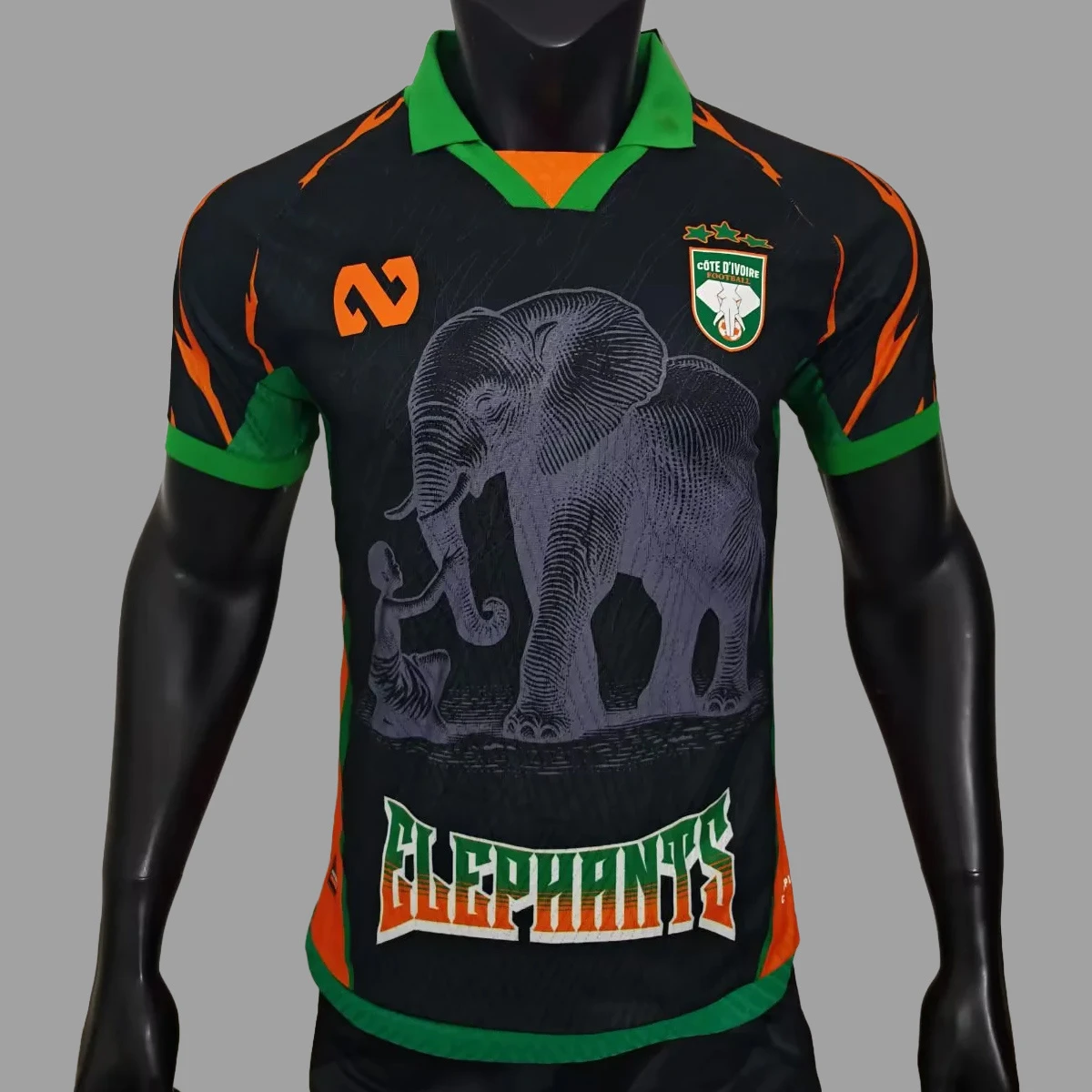 2025 Ivory Coast Special Player Version Black Soccer Jersey