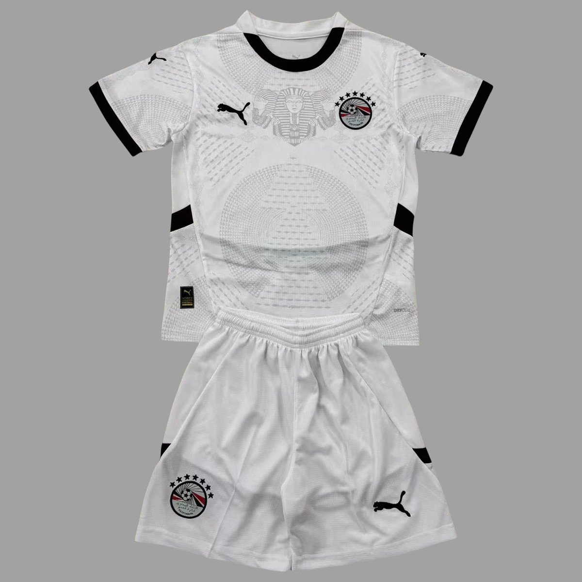 2025 Egypt Away Kids Soccer Jersey Size 16-28
