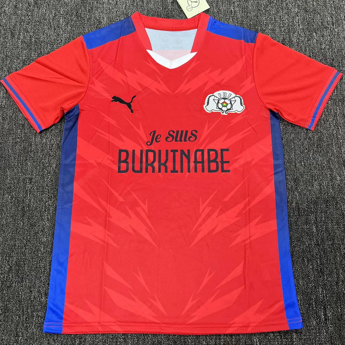 2025 Burkina Faso Red Soccer Jersey