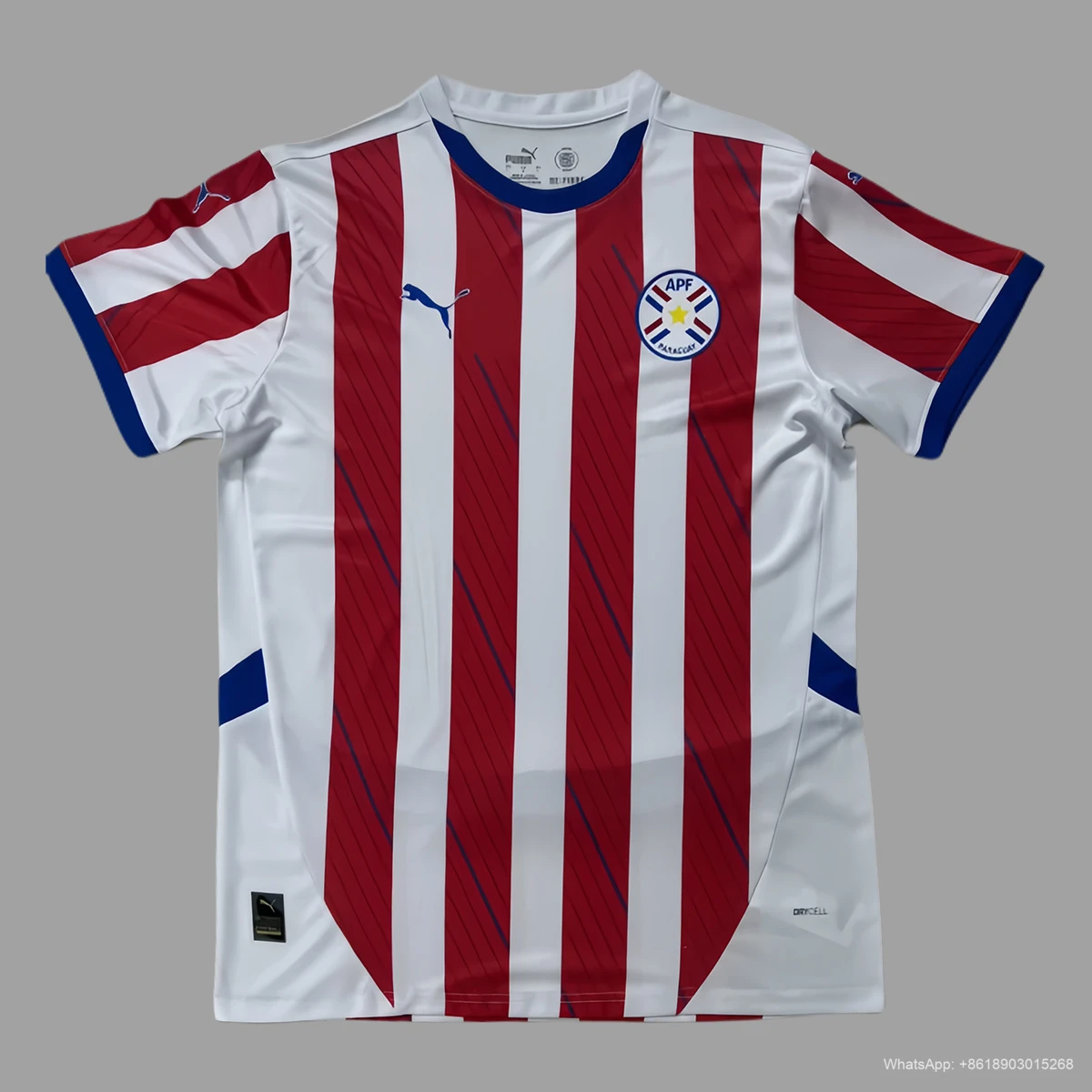 2024 Paraguay home soccer jersey size S-4XL