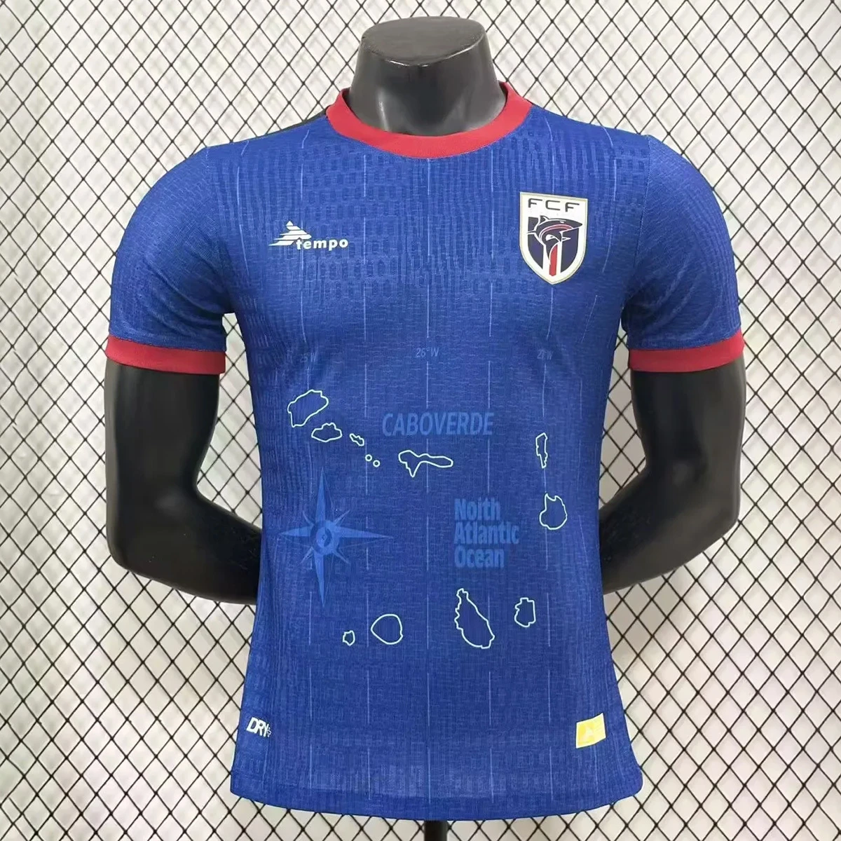 2024 Cape Verde Home Player Version Soccer Jersey