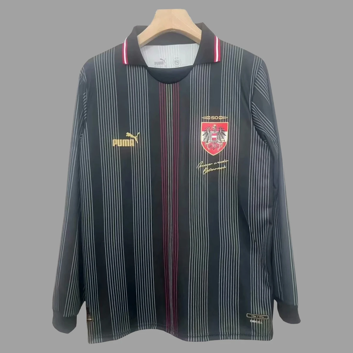 2024 Austria PUMA 50 Years Anniversary Long Sleeve Soccer Jersey