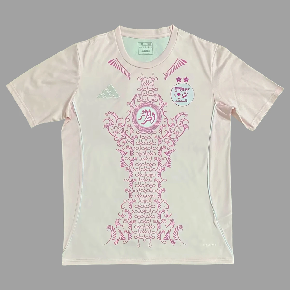 2024 Algeria White Pink Training Jersey