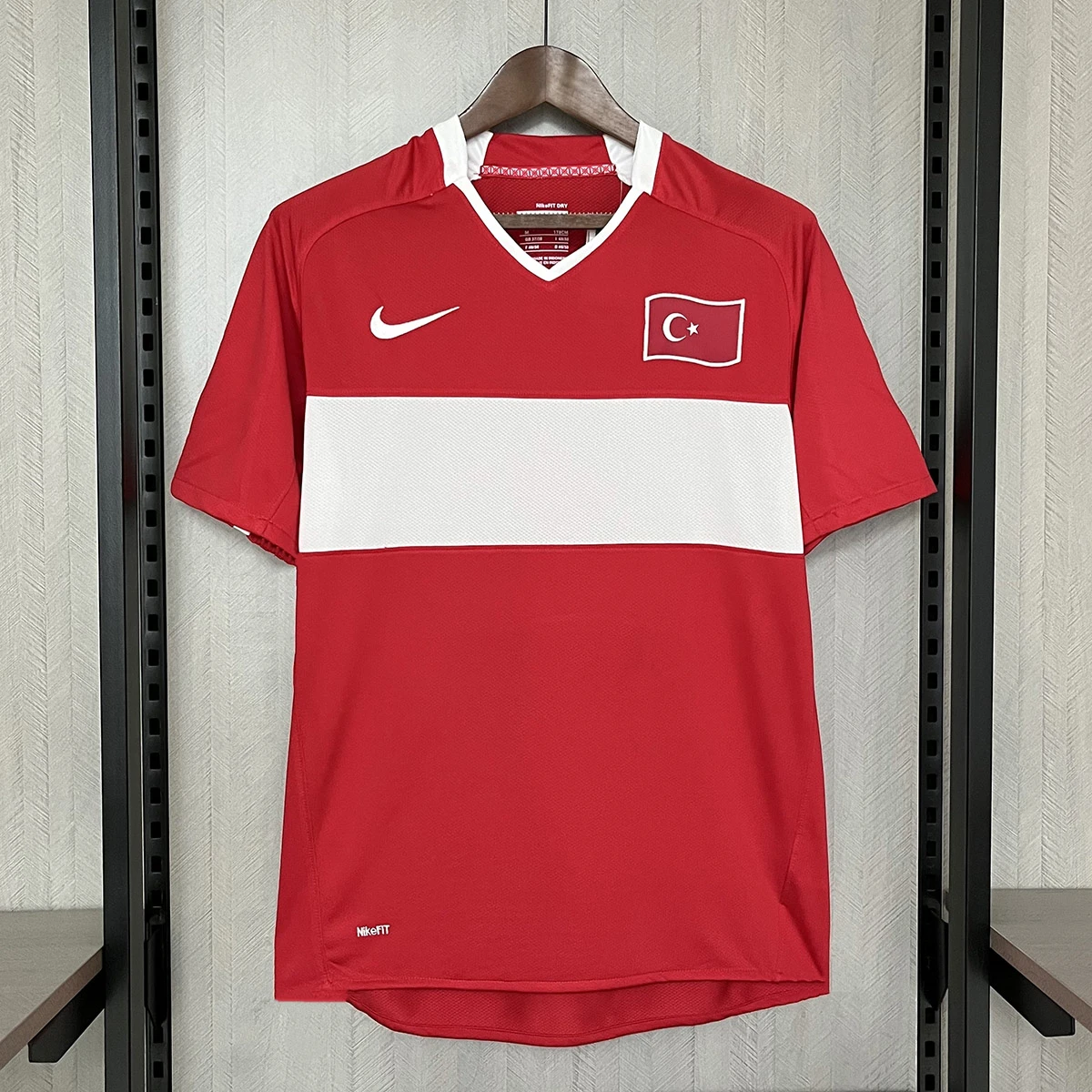 2008 Turkey Home Retro Soccer Jersey